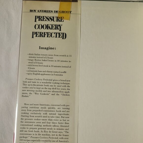2 Book Set-Official Presto Pressure Cooker Cookbook & Pressure Cookery Perfected - Picture 5 of 10